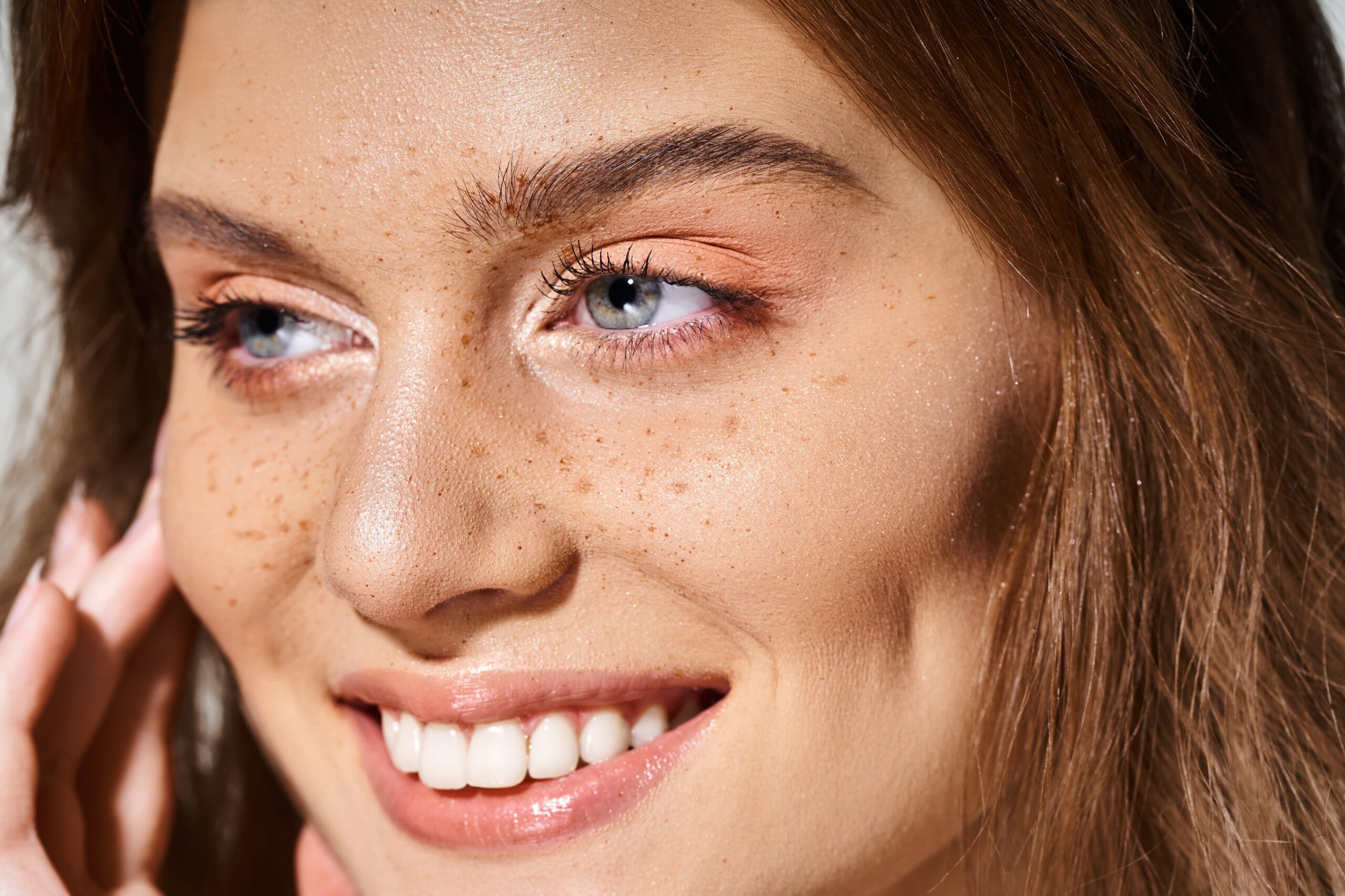 woman smiling