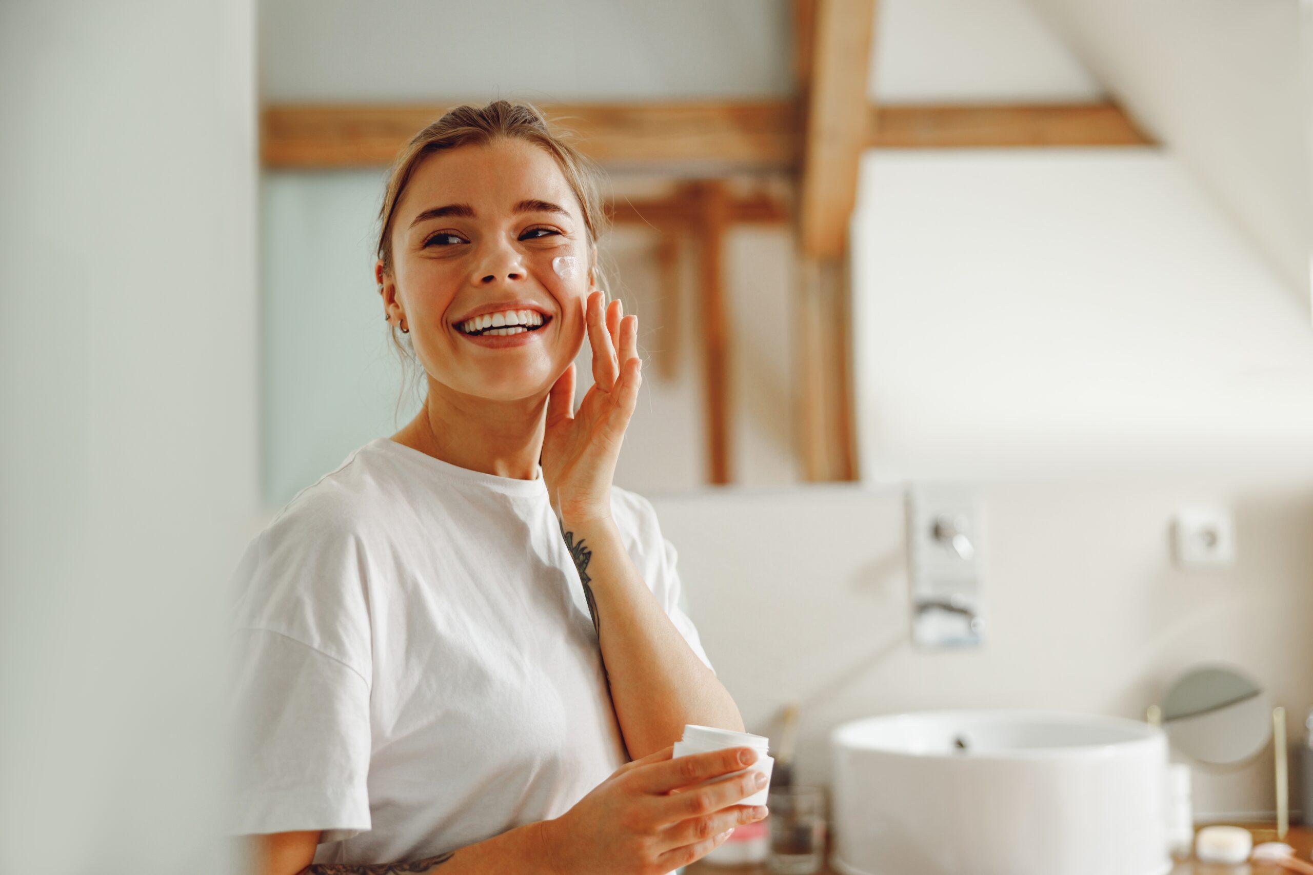 woman skincare